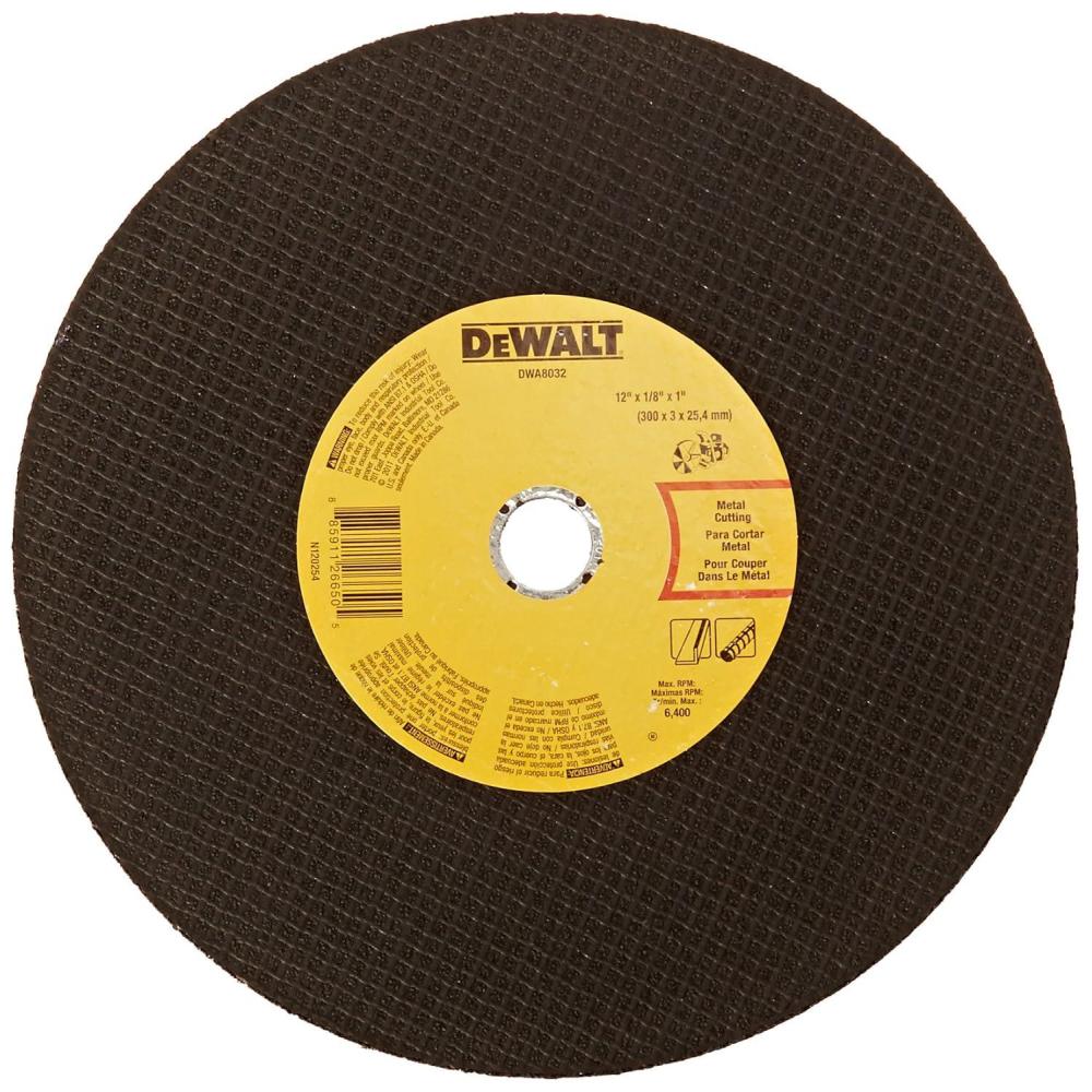 imageDeWalt DWA8032 Metal Port Saw CutOff Wheel 12Inch X 18Inch X 1InchOne Size Pack of 10