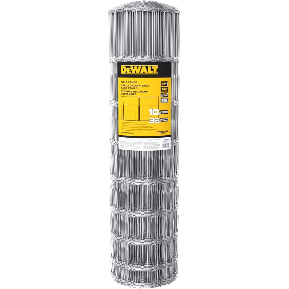 imageDeWalt Fence 39 in x 132 ft 1212 Gauge Galvanized Steel Field Fence DXAFMT348105