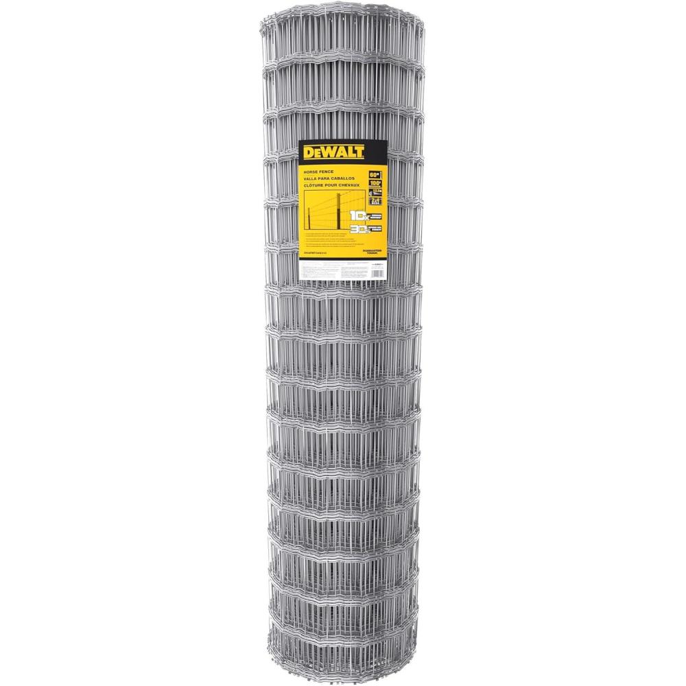 imageDeWalt Fence 60 in x 100 ft 1212 Gauge Galvanized Steel Horse Fence DXAFMT348310