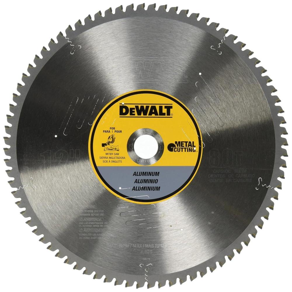 imageDisco PALUMINIO DEWALT 12 X 80 PULG DW7666One Size