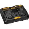imageDEWALT 1220V MAX Battery Charger Corded Dual Charging Station 2USB Ports Included DCB102