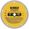 imageDEWALT 12Inch Miter Saw Blade ATB Thin Kerf Crosscutting 1Inch Arbor 80Tooth DW3128  Yellow12 in