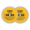 Saw Blade 2 Pack  12 In.  80T