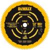 imageDEWALT 12Inch Miter Saw Blade Precision Trim ATB Crosscutting 1Inch Arbor 96 Tooth DW7296PT