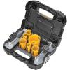imageDEWALT BiMetal Hole Saw Kit for Wood Metal and Plastic D180001