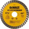 imageDEWALT Diamond Blade Dry or Wet Cutting Continuous Rim 78Inch Arbor 412Inch DW4701