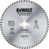 imageDEWALT Diamond Blade for Block and Brick DryWet Cutting Continuous Rim 7Inch DW4712