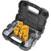 imageDEWALT Hole Saw Kit Standard Electricians Set BiMetal D180002 Yellow