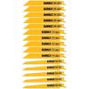 imageDEWALT Reciprocating Saw Blades BiMetal Tough Case Set 15Piece DW4890
