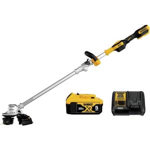 DEWALT 20V MAX* String Trimmer Kit, 5-Ah (DCST922P1)