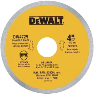 DEWALT 4-in x 0.06-in Ceramic Tile Bl, Yellow