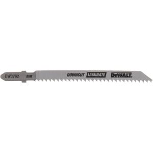 DEWALT DW3762-5 4-Inch 10 TPI Laminate Down Cutting Cobalt Alloy Steel T-Shank Jig Saw Blade (5-Pack)(Bi-Metal)