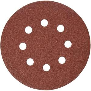 DEWALT DW4301 5-Inch 8 Hole 80 Grit Hook and Loop Random Orbit Sandpaper (5-Pack)