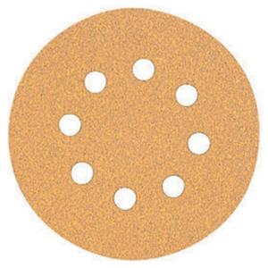 DEWALT DW4306 5-Inch 8 Hole 220 Grit Hook and Loop Random Orbit Sandpaper (5-Pack)(One Size)