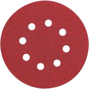 DEWALT DW4309 5-Inch 8 Hole 80 Grit Hook and LoopRandom Orbit Sandpaper (25-Pack)(150G  25-Pack)