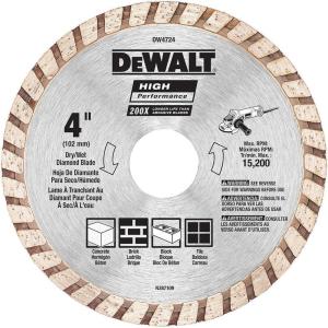 DEWALT DW4724B 4-Inch High Perf Masonry Blade, 10-Pack