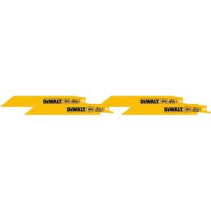 DEWALT DW4811 6-Inch 18 TPI Straight Back Bi-Metal Reciprocating Blade (5-pack)(20-Pack)