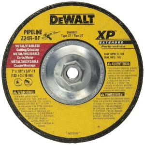 DEWALT DW8825 7-Inch by 1/8-Inch by 5/8-Inch-11 XP Grinding Wheel(One Size)