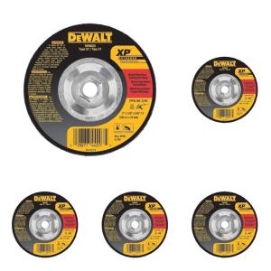 DEWALT DW8825 7-Inch by 1/8-Inch by 5/8-Inch-11 XP Grinding Wheel(One Size (Pack of 5))
