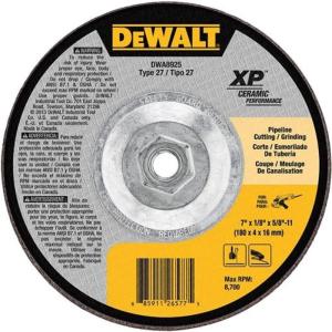 DEWALT DWA8925 Extended Performance Pipeline Grinding 7-Inch x 1/8-Inch x 5/8-Inch -11 Ceramic Abrasive