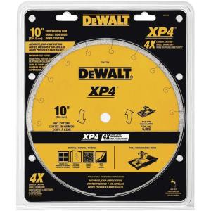 DEWALT Diamond Blade for Tile, Wet Cutting, 10-Inch x .060-Inch (DW4764)(One Size)