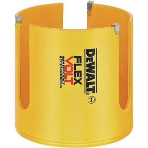 DEWALT FLEXVOLT Hole Saw for Wood, Carbide, 4-5/8-Inch (DWAFV0458)(2-9/16″)