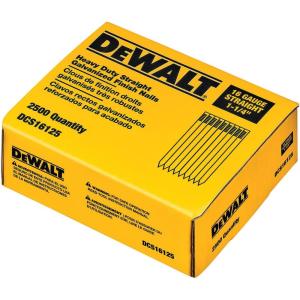 DEWALT Finish Nails, 1-1/4-Inch, 16GA, 2000-Pack (DCS16125)(One Size)