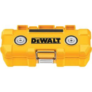 DEWALT Impact Driver Bit Set with Magnetic Tough Case, 15-Piece Carbide Tipped Bits (DWMTC15)