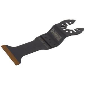DEWALT Oscillating Tool Blade for Wood with Nails, Wide, Titanium Nitride Coated (DWA4204), Black(One Size)