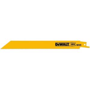 DEWALT Reciprocating Saw Blades, Straight Back, 8-Inch, 14 TPI, 5-Pack (DW4809)(100-pack)