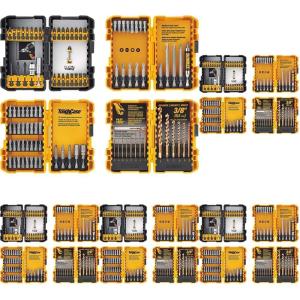 DEWALT Screwdriver Bit Set, Impact Driver and Drill Bit Set, 100-Piece (DWA2FTS100)(One Size (Pack of 5))