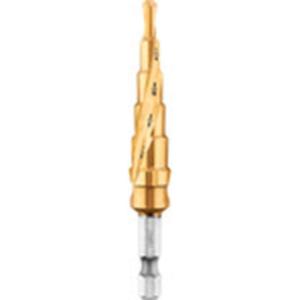 DEWALT Step Drill Bit Set, 7/8-Inch to 1-1/8-Inch (DWA1789IR)(3/16″ – 1/2″ (Pack of 1))
