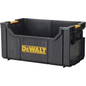 DEWALT Tool Box Storage Rack, Tough System, 440 lb Capacity, Garage Storage System (DWST08260)(Open Tote Case)