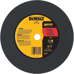 DeWalt DW8004 12 x 7/64 x 1 General Purpose Chop Saw Wheel – Metal(One Size)
