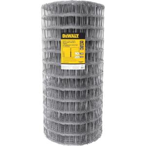 DeWalt Fence 48 in. x 330 ft. 12-1/2 Gauge Galvanized Steel Sheep and Goat Fence, DXAFMT348405