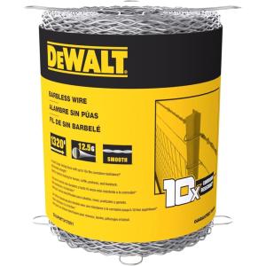 DeWalt Wire 1320 ft. 12-1/2 Gauge Galvanized Steel Wire, Barbless, DXAFMT317801