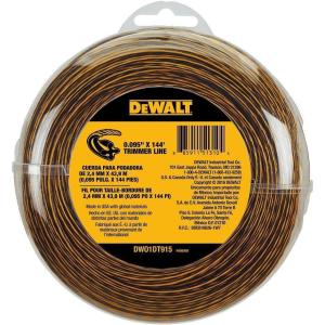 Dewalt Trimmer LINE .095IN X 144FT DWO1DT915(144-Feet by 0.095-Inch)