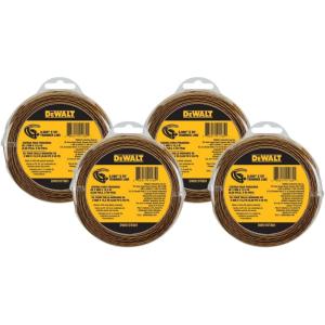 Dewalt Trimmer LINE .095IN X 144FT DWO1DT915(50-Feet by 0.080-Inch (Pack of 4))
