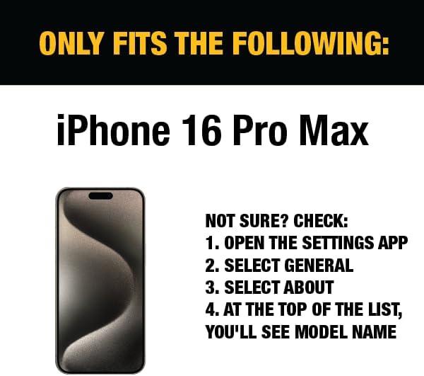 imageDEWALT Heavy Duty Glass Screen Protector for iPhone 15 2 Pack Tempered Glass Screen Protector Case Friendly Perfect Install Tool Included LongLasting ProtectioniPhone 16 Pro Max