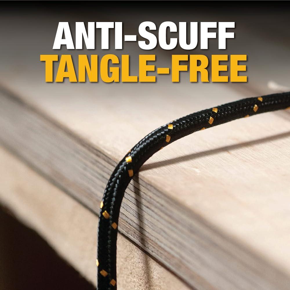 imageDEWALT Heavy Duty USB C Cable Jobsite 60 Watt USB C Cable High Speed TypeC to TypeC Fast Charge PD USBC Fast Charging Cord for iPhone 1615 Plus Pro Max MacBook iPad Samsung Galaxy 6 ftyellowblack