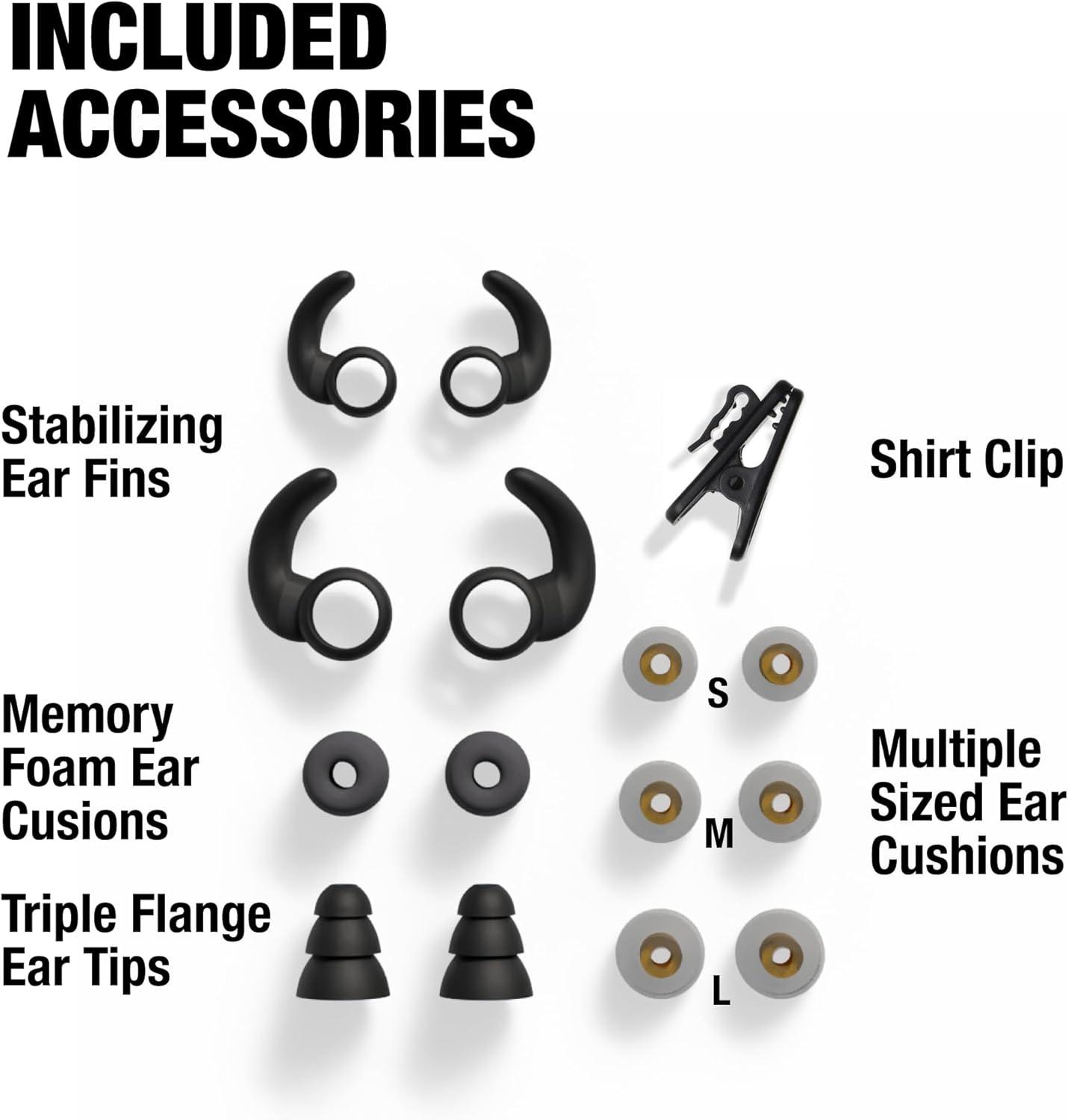 imageDEWALT Heavy Duty Wired Earphones with Microphone Jobsite Earbuds Wired 35mm WaterResistant 35mm Earbuds with Mic Connected Headphones for Outdoor Work355mm Headphones