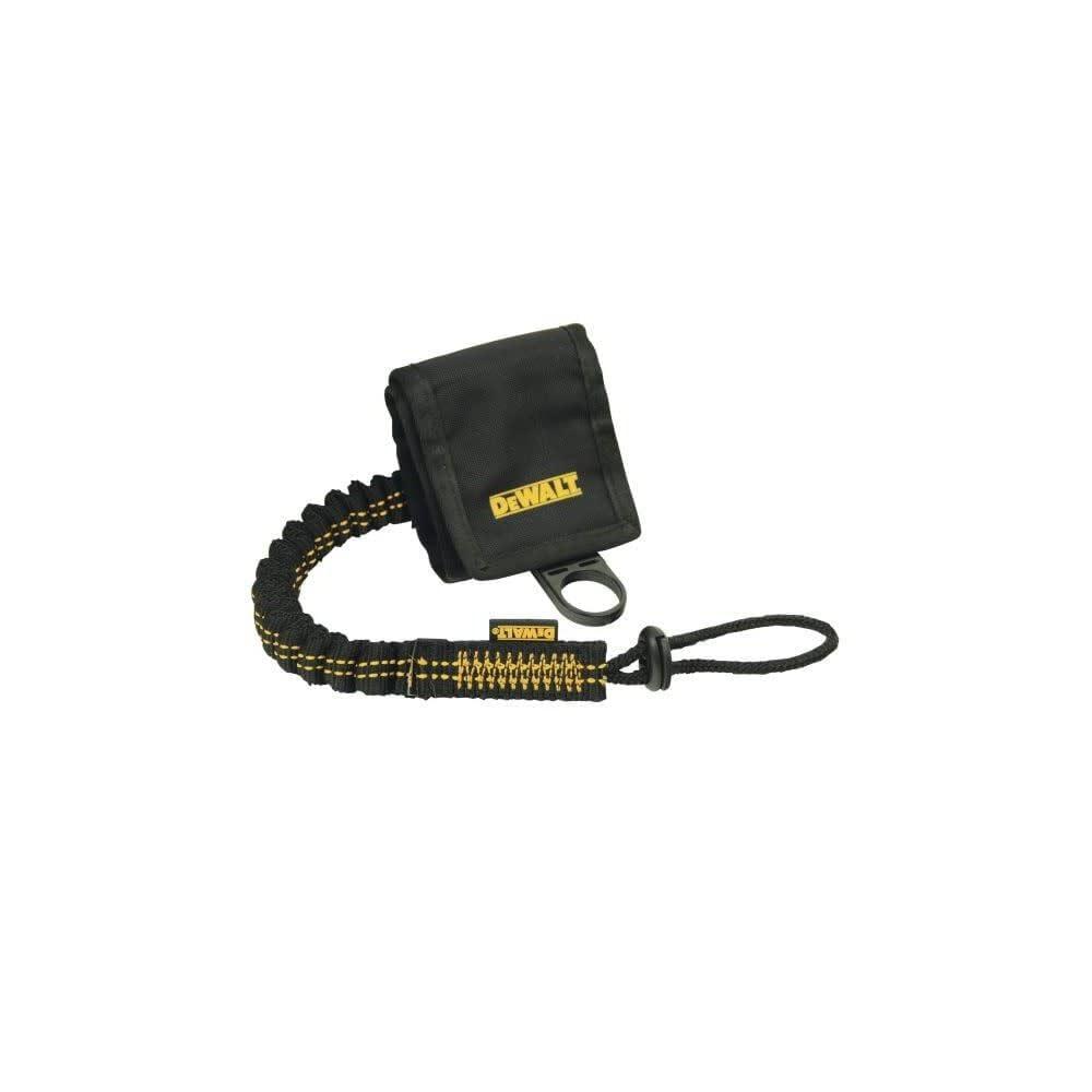 imageDEWALT Wristband Tool Anchor with Lanyard BlackYellowWristband Tool Anchor with Lanyard