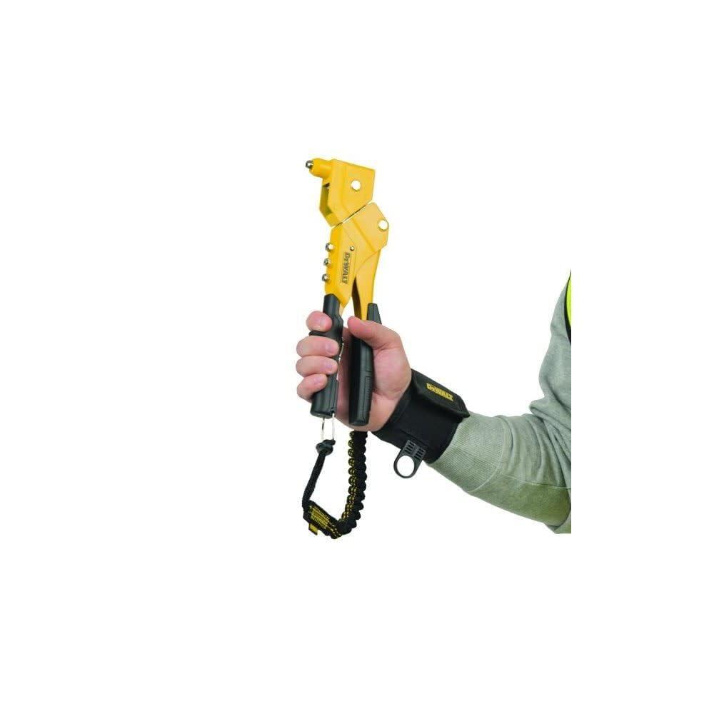 imageDEWALT Wristband Tool Anchor with Lanyard BlackYellowWristband Tool Anchor with Lanyard
