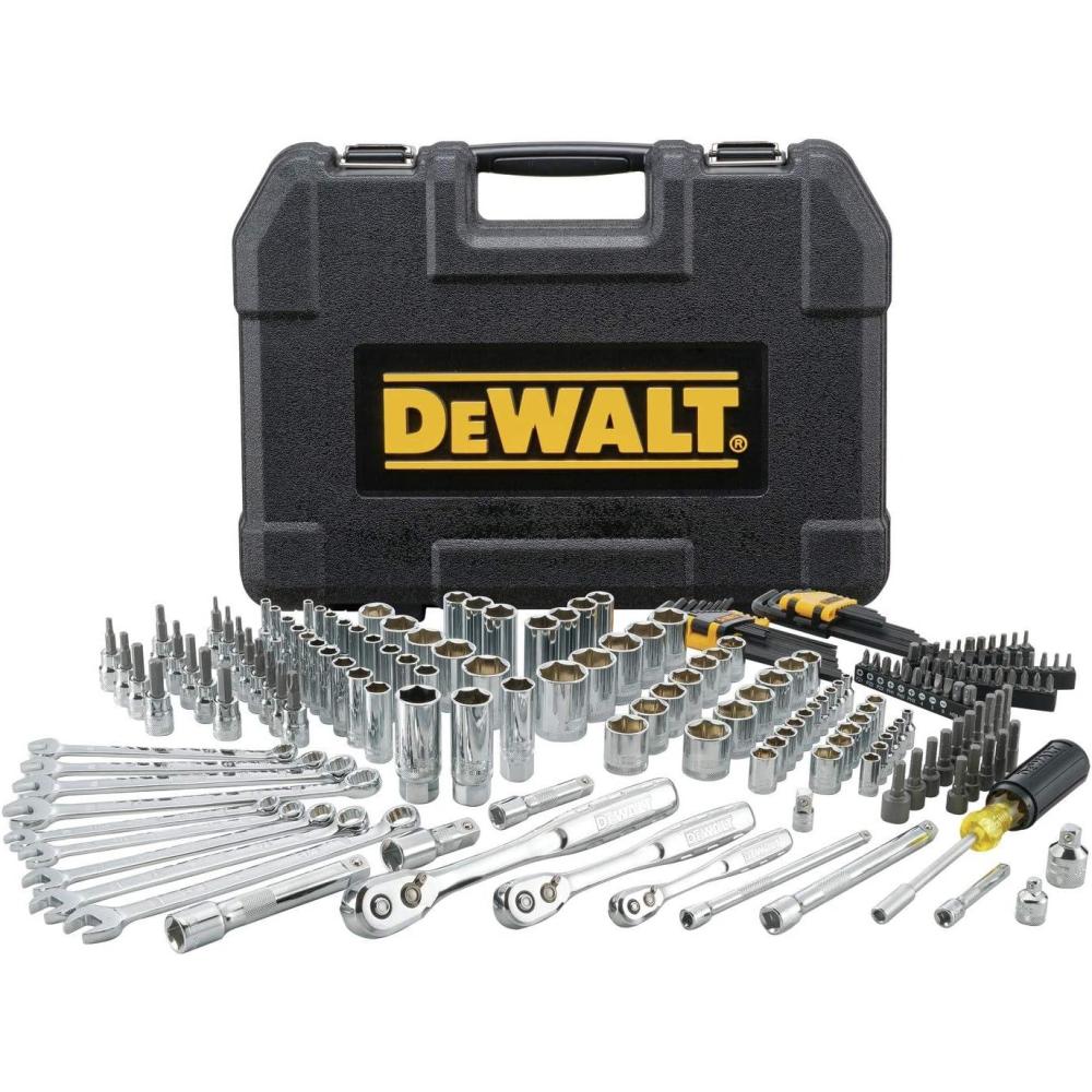 imageDEWALT 200Piece Socket Set MetricSAE Mechanic Tool Set with Storage Case DWMT75000