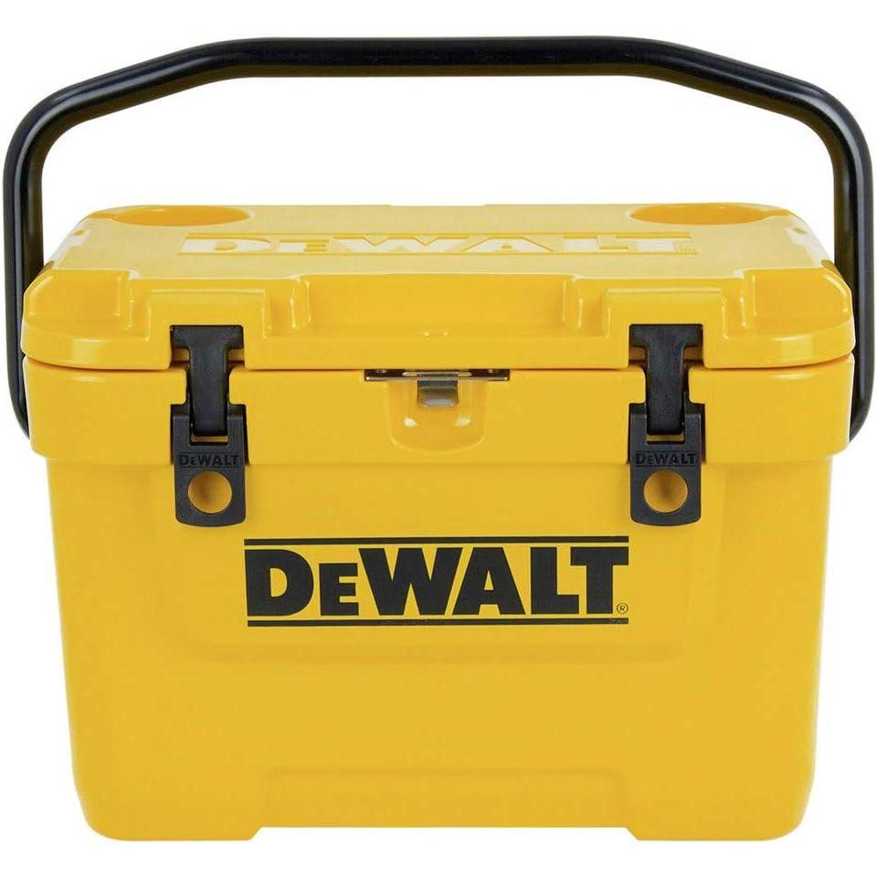 imageDEWALT 45 Qt Roto Molded Cooler Heavy Duty Ice Chest for Camping Sports amp Outdoor ActivitiesCooler