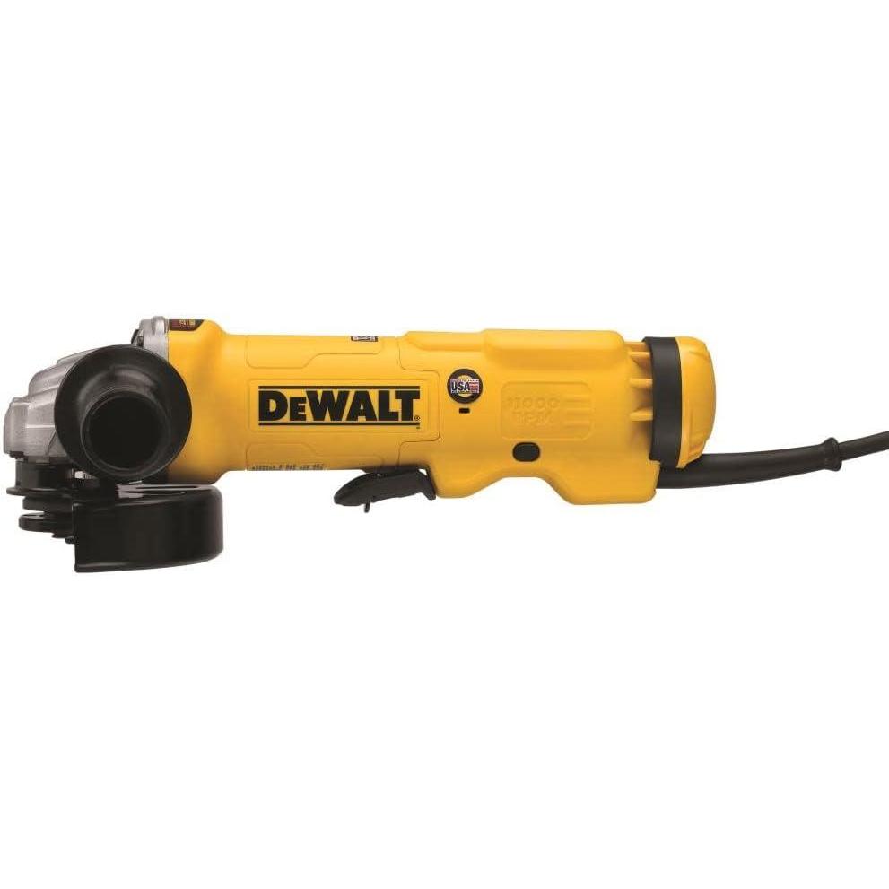 imageDEWALT Angle Grinder Tool 412 to 5Inch Paddle Switch with Trigger Lock DWE43114