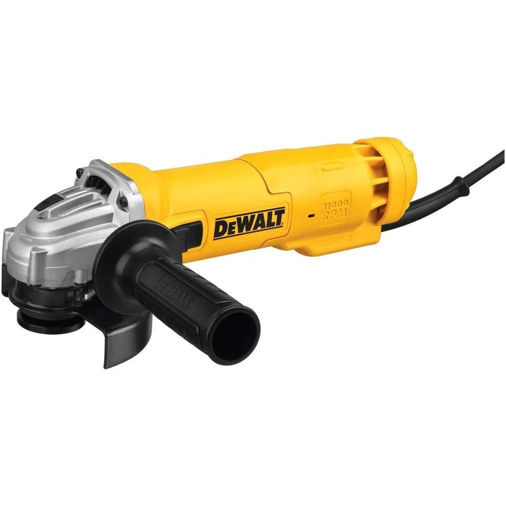 imageDEWALT Angle Grinder Tool 412Inch Slide Switch 11Amp DWE4214 Yellow