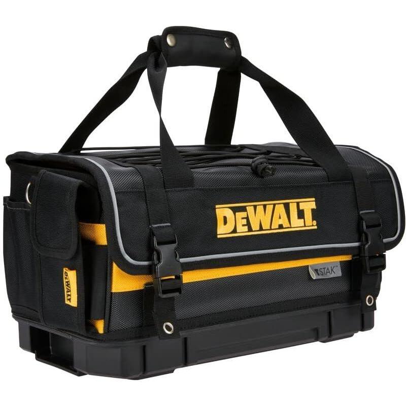 imageDEWALT TSTAK Tool Bag 16inch Durable Tote with Tool Organizer and Hard Bottom DWST17623One Size