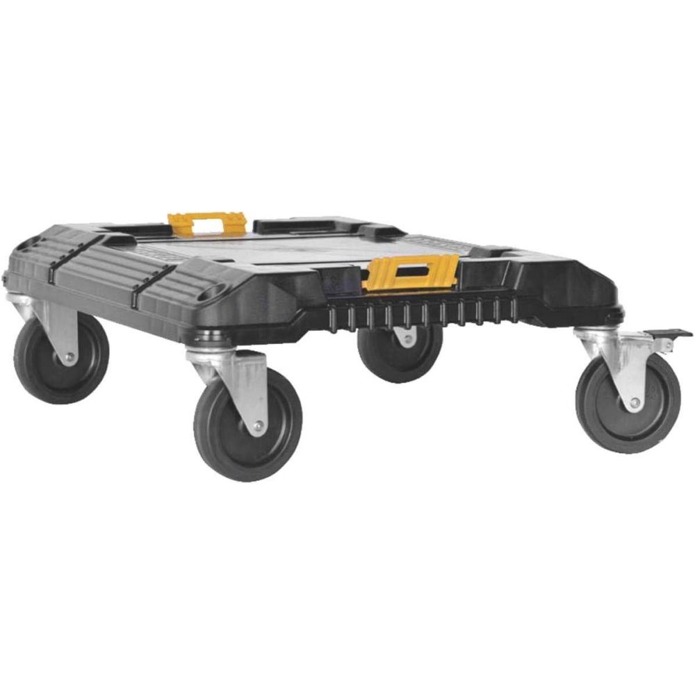 imageDEWALT Tool Storage Organizer Cart Use With TSTAK System Heavy Duty Wheels for Rolling Organizer for Jobsites DWST17889