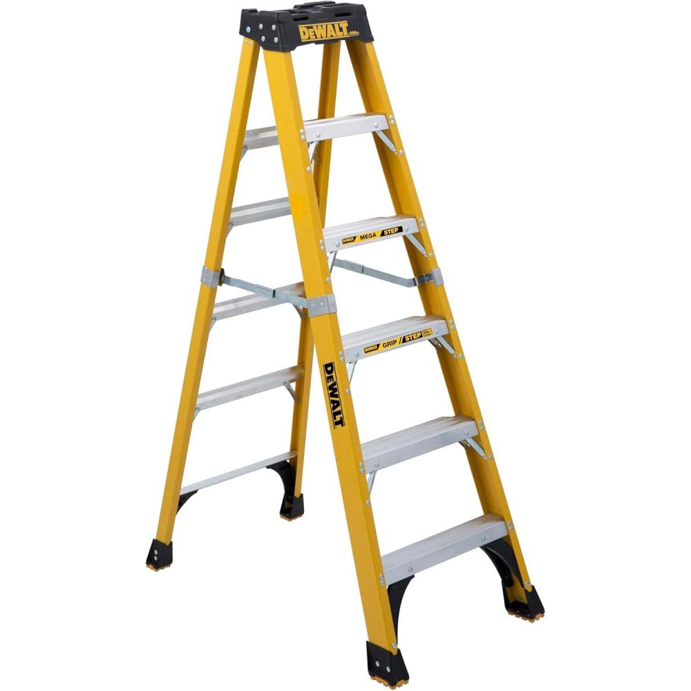 imageDeWalt 500lb Rated FG Stepladder 8 DXL3810086 feet
